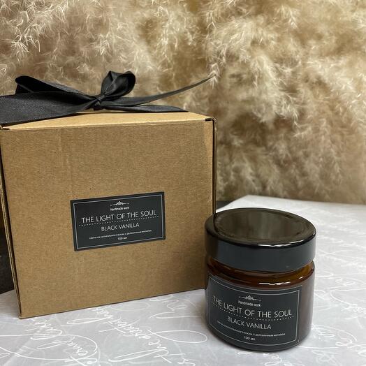 Аромасвеча с запахом Black Vanilla 🌙