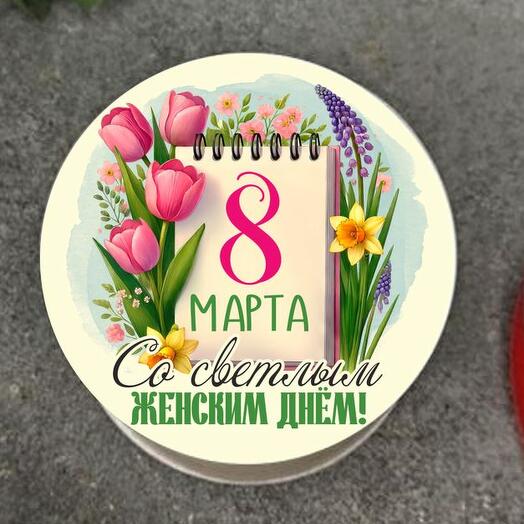 Бенто мини-торт к 8 марта