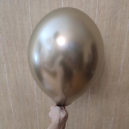 Шар-хром светлое золото