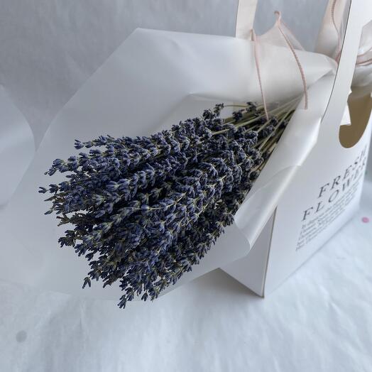 A BOUQUET OF LARGE LAVENDER FOR THE MOST DELICATE