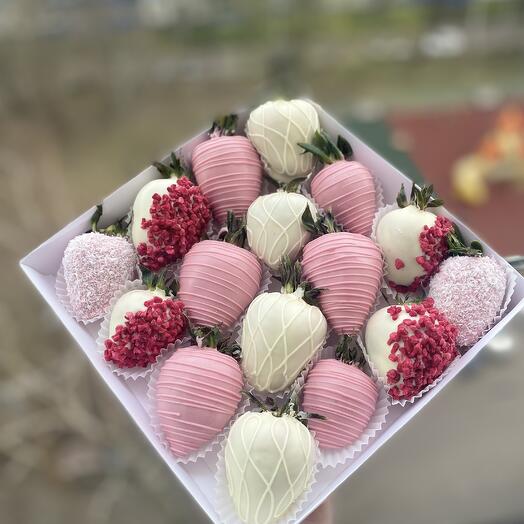 Клубника в шоколаде 16-20 штук 💓маме
