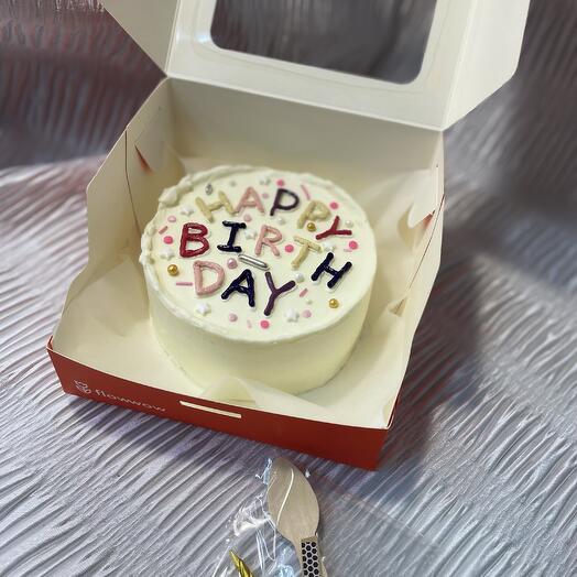 Бенто торт HAPPY BIRTHDAY 600 грамм