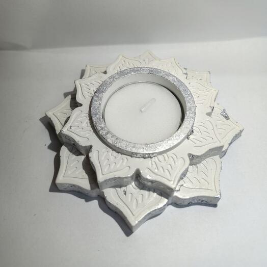 Подсвечник серебро