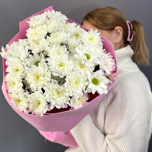 Микс из 7 веток хризантем