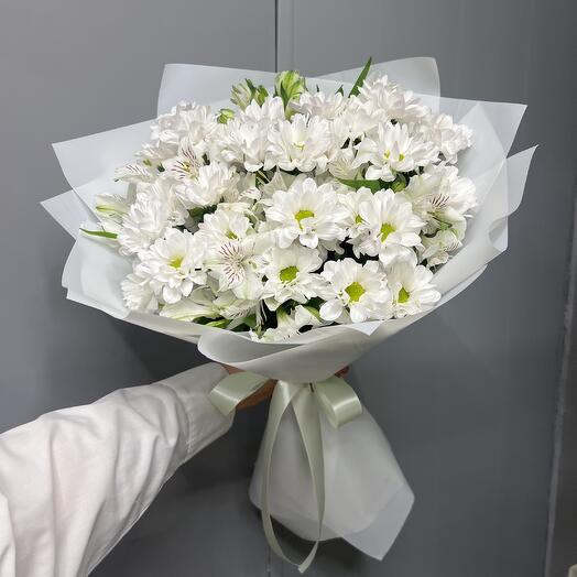 Авторский букет «Снежное поле»