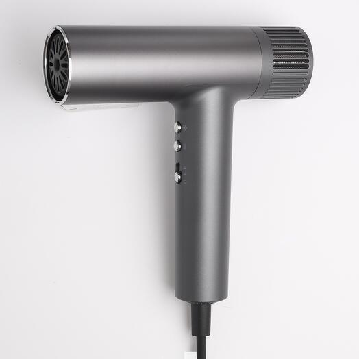 Фен для волос профессиональный Стайлер "Home Professional С3", с ионизацией, насадками, 1500 Вт, мощный, серый