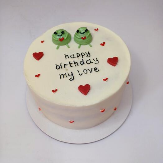 Торт с лягушками