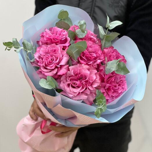 Монобукет из розы Кантри Блюз🌷