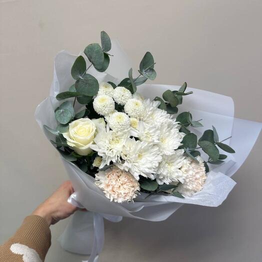 Букет из белых цветов🌸
