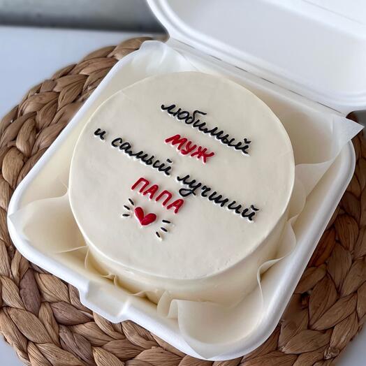Бенто торт для папы, на день отца