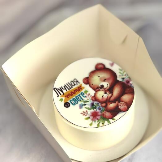 Бенто торт маме, подарок маме, лучшая мама на свете, торт маме, торт лучшая мама