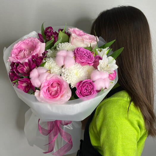 Яркость чувств💓 Роза мандала и кустовая Роза Мисти баблс💕