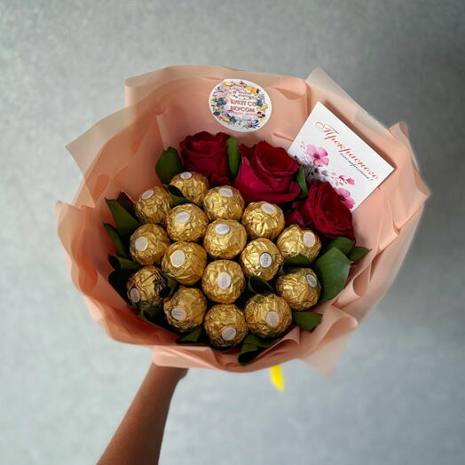 Сладкий букет «Ferrero Rocher»