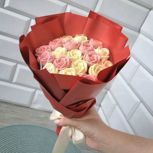 Букет из роз. Шоколад