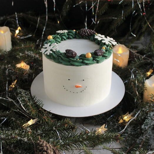 Торт Снеговик