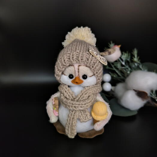 Авторская игрушка Пингвиненок Олеся
