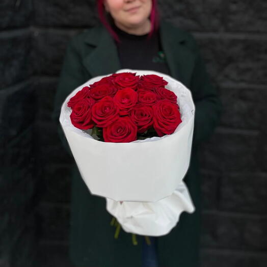 Моно красных роз