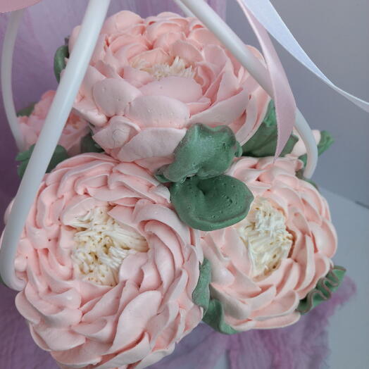 Сумочка с розовыми пионами