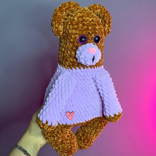 Мягкая игрушка мишка коричневый