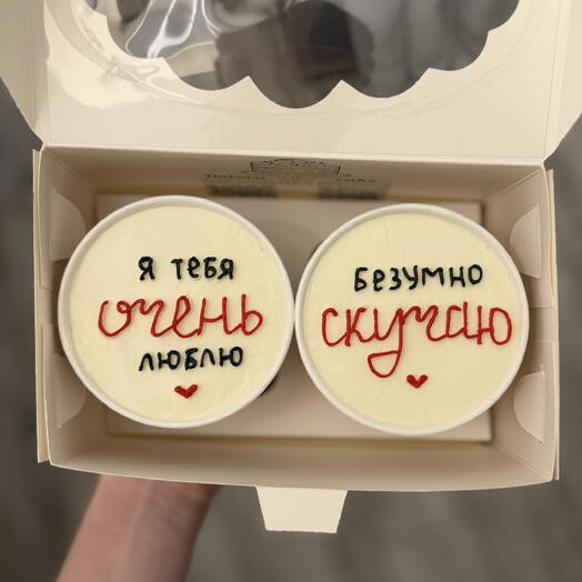 Бенто в стакане «Люблю и скучаю»