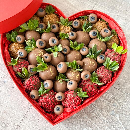 Клубника в шоколаде Сердце ♥️