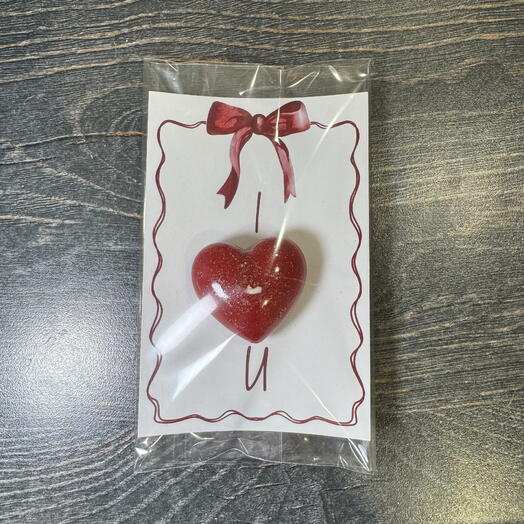 Свеча «I love you»