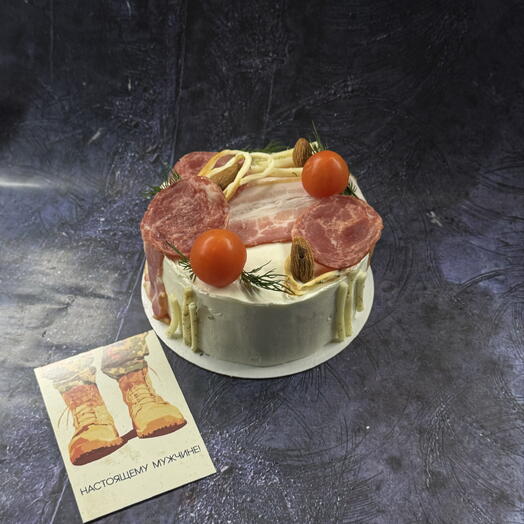 Торт на 23 февраля, мясной торт, мужской торт, бенто-торт на 23 февраля