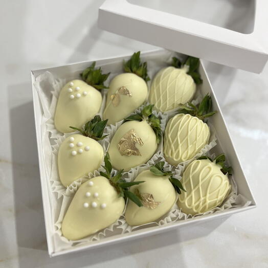 Клубника в белом шоколаде