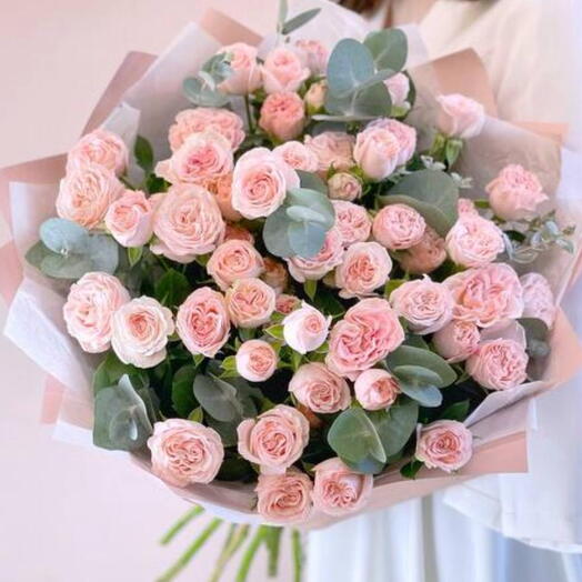 Розы кустовые пионовидные 15шт