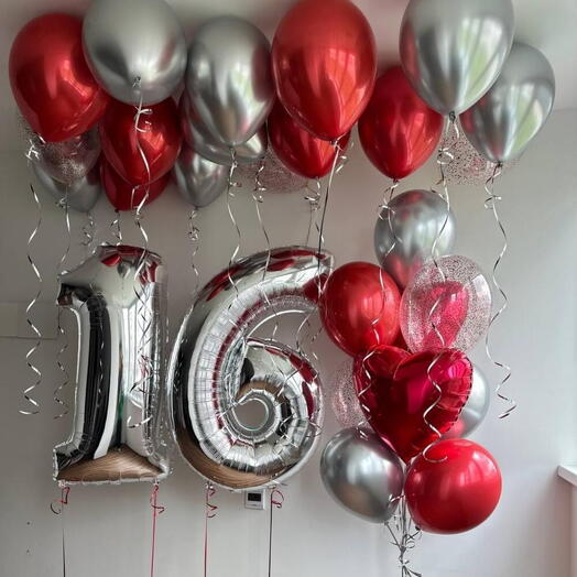 Шары для девушки Яркое сияние праздника