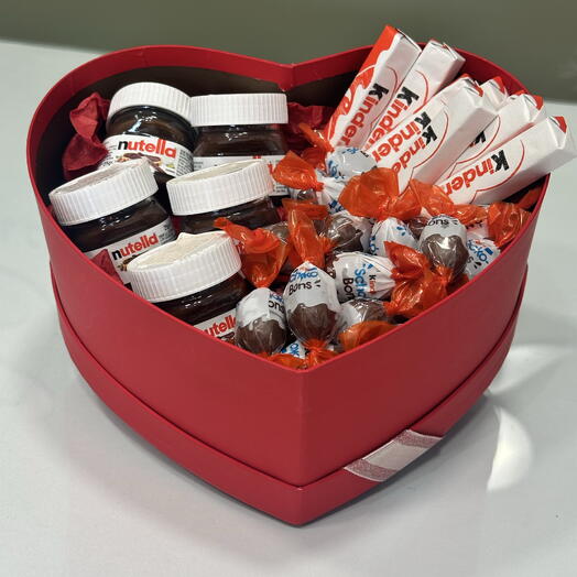 Сладкое сердце Nutella   Kinder
