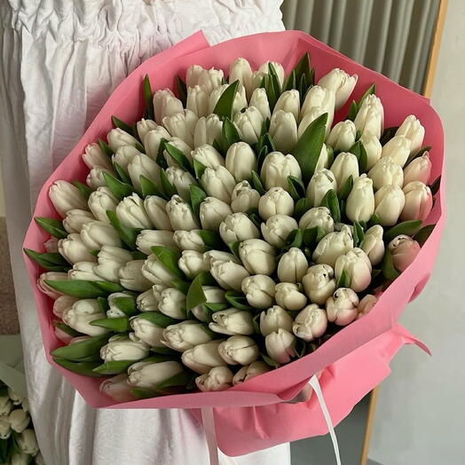 Белые тюльпаны 101