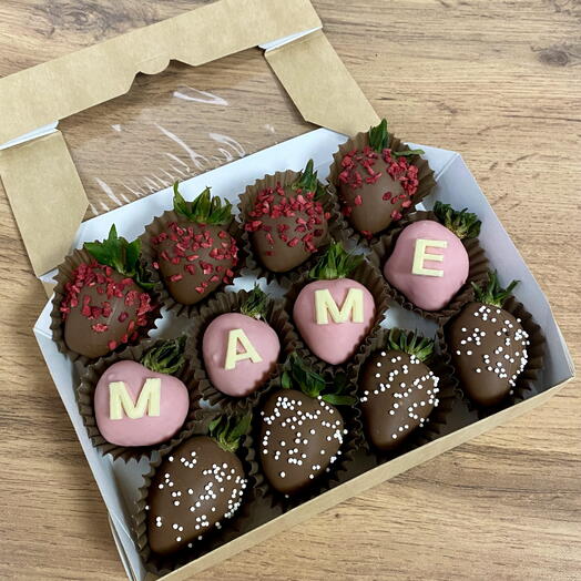Клубника в шоколаде маме