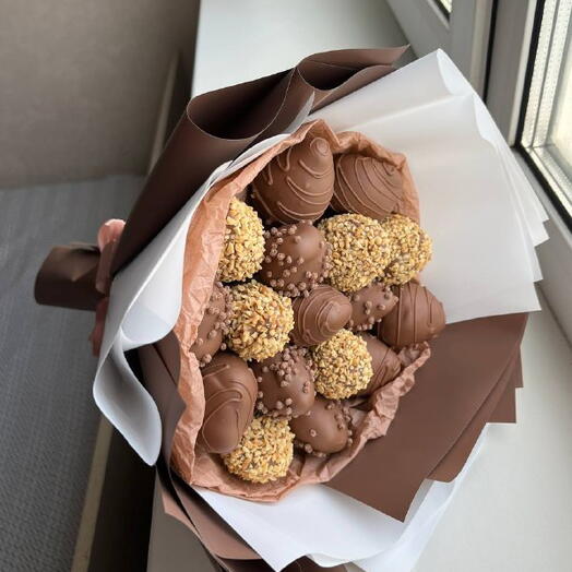 Букет клубника в шоколаде "choco"
