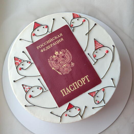Торт с паспортом