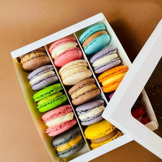 Макаронс ассорти,набор из 15шт