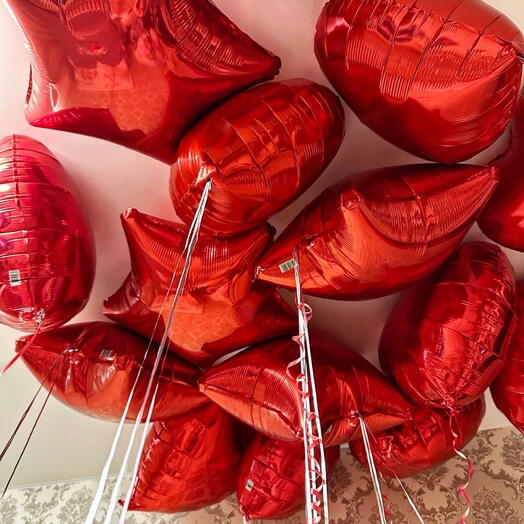 15 шаров (звезды и сердца ) ♥️