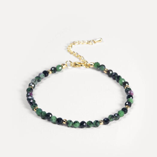 Браслет Седум Цоизит 14K 17 см (BRA1152)