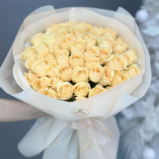 51 персиковая роза 🌸 большой нежный WOW
