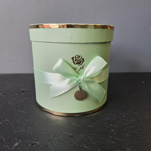 Коробка зелёная 15*15