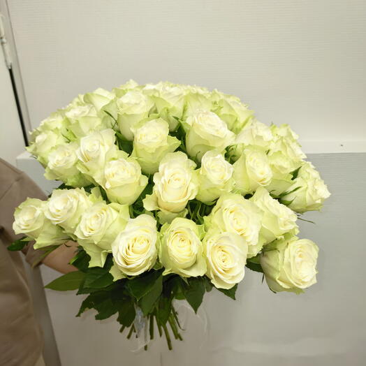 Розы свежие 51 штука 50 см