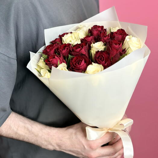 Букет 25 розочек микс🌹