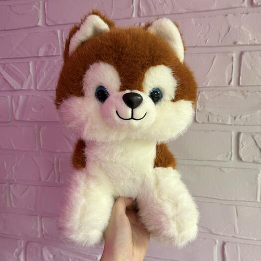 Игрушка коричневая хаски