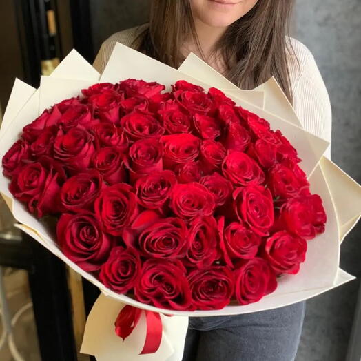 51 красная роза 🌹