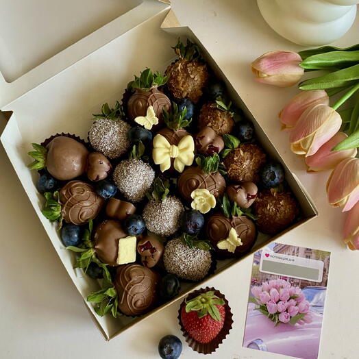 Клубника в молочном шоколаде 16 🍓🍫