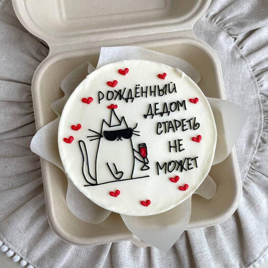 Бенто с котом на день рождения