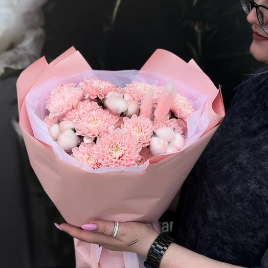 Букет из нежных хризантем💖