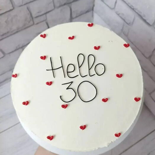 Бенто-торт hello 30