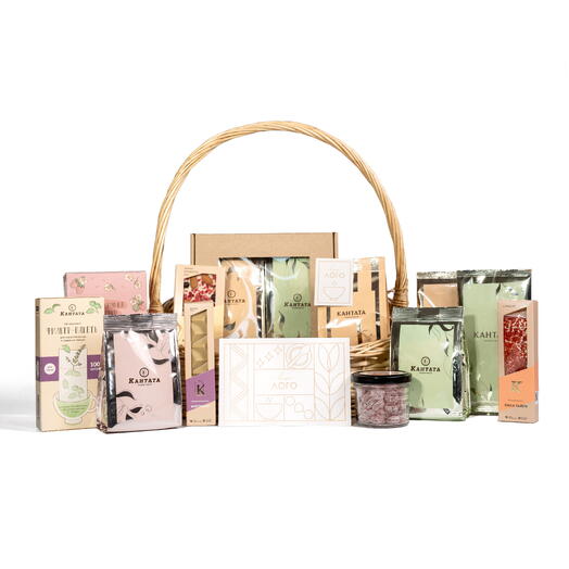 Корпоративный подарочный набор чай и сладости «Особый случай», Кантата