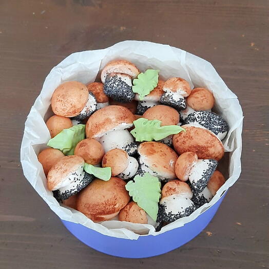Грибочки из зефира